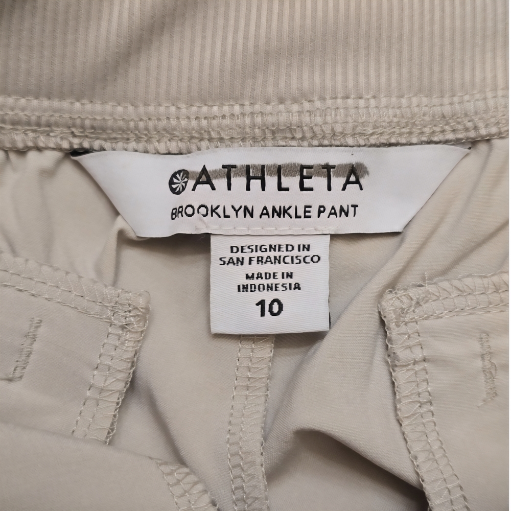 NWOT - ATHLETA Brooklyn Mid Rise Ankle Pant Sz 10 - Picture 6 of 14
